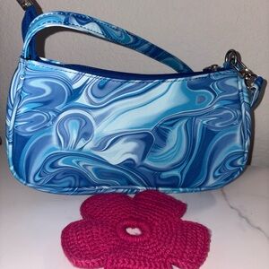 Blue Swirl Ocean Handbag